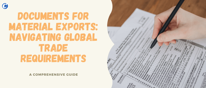 Documents for Material Exports