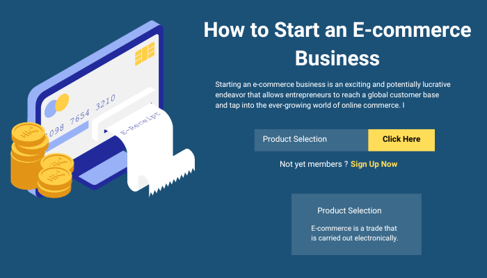 How to Start an E-commerce Business