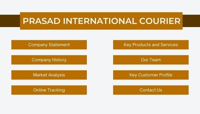 Prasad International Courier Tracking